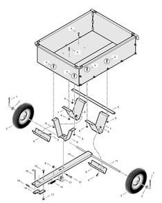 Part Location Diagram of 1001479E122 Briggs and Stratton BRACKET-HITCH
